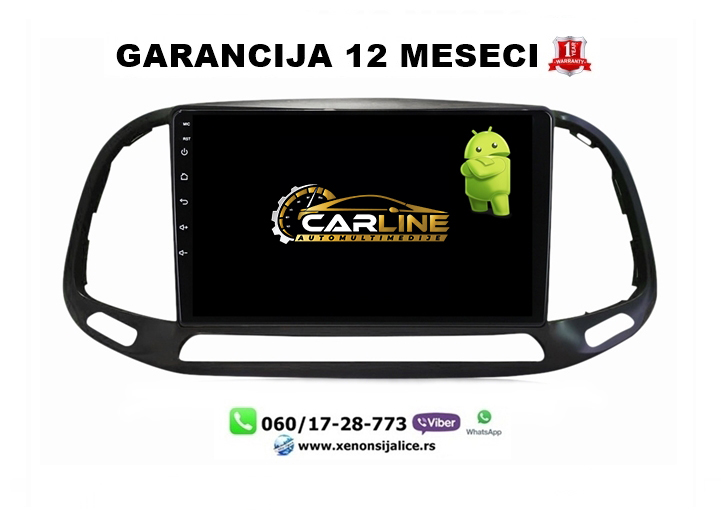 FIAT DOBLO MULTIMEDIJA ANDROID NAVIGACIJA TOUCH SCREEN 10 INCA