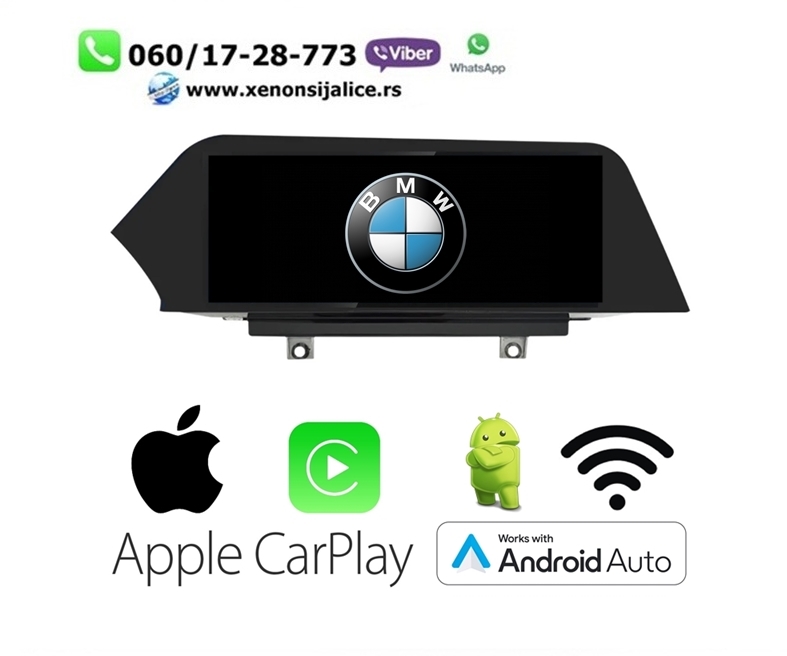 BMW 5 F10 ANDROID I CAR PLAY MULTIMEDIJA NAVIGACIJA TOUCH SCREEN 12 INCA