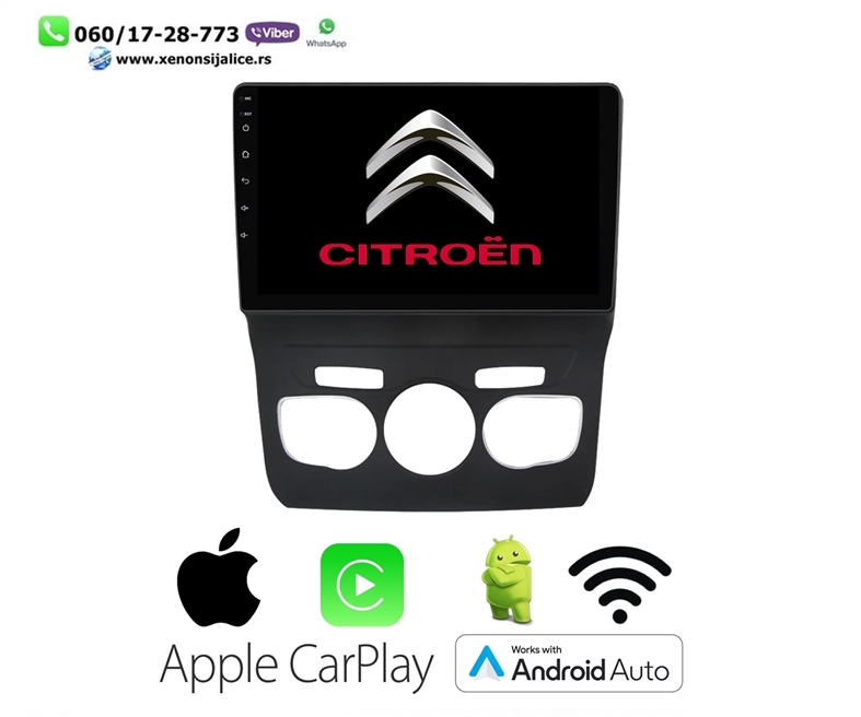 CITROEN C4,DS4 MULTIMEDIJA ANDROID,CAR PLAY NAVIGACIJA TOUCH SCREEN 10 INCA