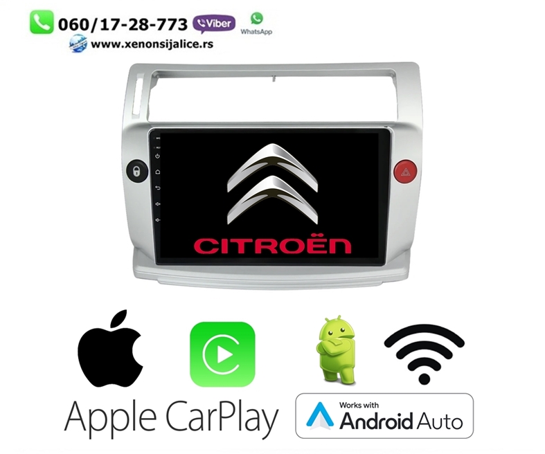 CITROEN C4 MULTIMEDIJA ANDROID,CAR PLAY NAVIGACIJA TOUCH SCREEN 10 INCA