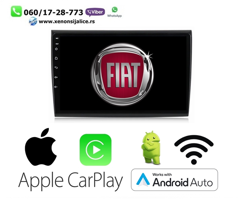 FIAT 500L MULTIMEDIJA ANDROID,CAR PLAY NAVIGACIJA TOUCH SCREEN 10 INCA