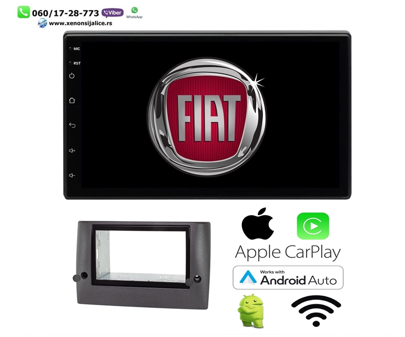 FIAT STILO MULTIMEDIJA ANDROID,CAR PLAY NAVIGACIJA TOUCH SCREEN 7 INCA