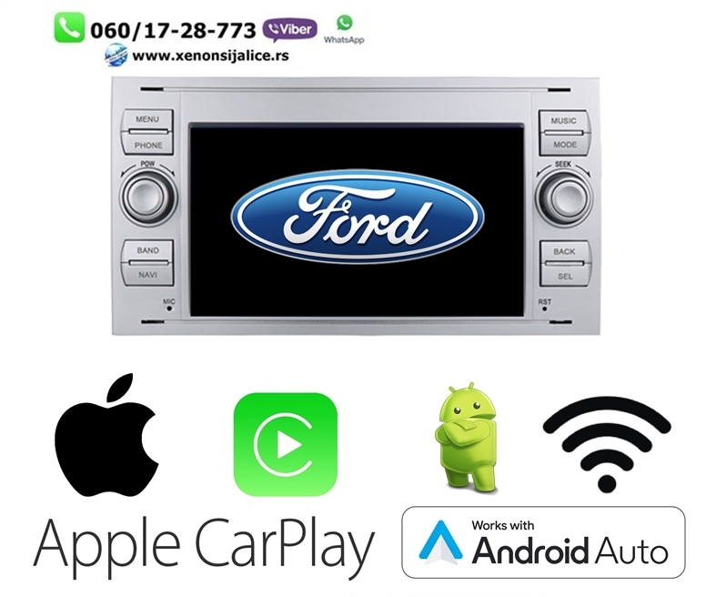 FORD KUGA MULTIMEDIJA ANDROID,CAR PLAY NAVIGACIJA TOUCH SCREEN 10 INCA ...