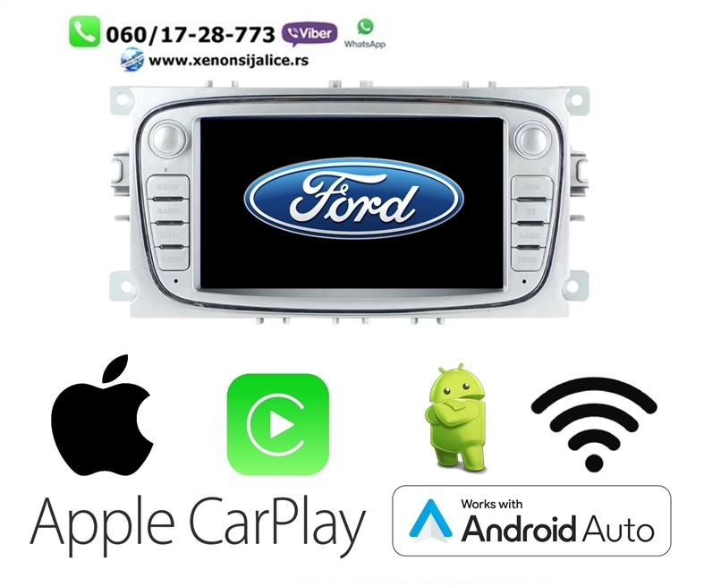 FORD MULTIMEDIJA ANDROID,CAR PLAY NAVIGACIJA TOUCH SCREEN 7 INCA