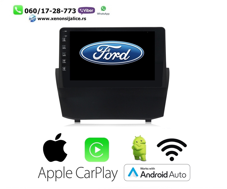 FORD FIESTA MULTIMEDIJA ANDROID,CAR PLAY NAVIGACIJA TOUCH SCREEN 10 INCA