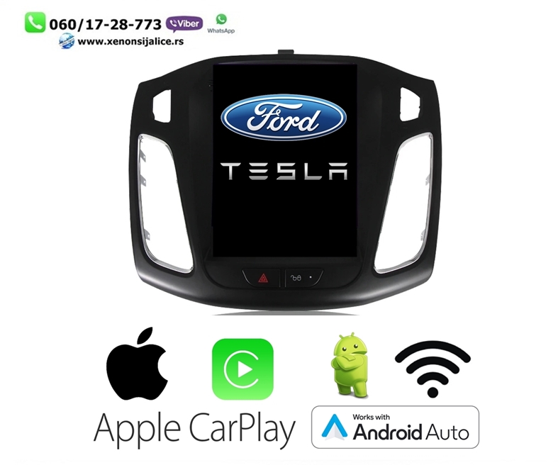 FORD KUGA MULTIMEDIJA ANDROID,CAR PLAY NAVIGACIJA TOUCH SCREEN 10 INCA TESLA STYLE