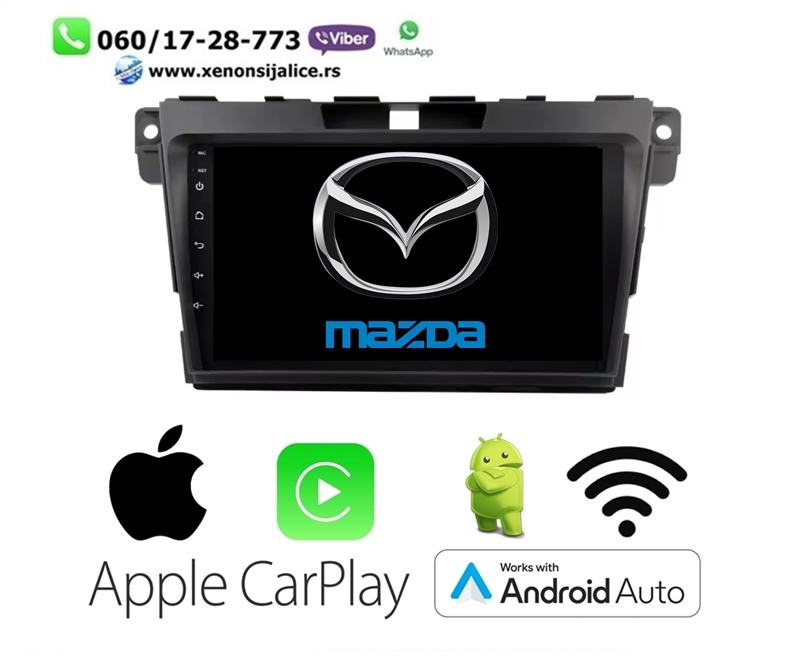 MAZDA CX7 MULTIMEDIJA ANDROID,CAR PLAY NAVIGACIJA TOUCH SCREEN 10 INCA