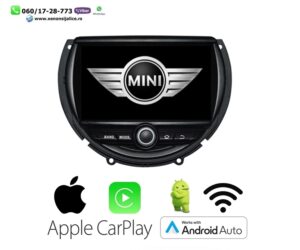 MINI MORIS MULTIMEDIJA ANDROID,CAR PLAY NAVIGACIJA TOUCH SCREEN 8 INCA