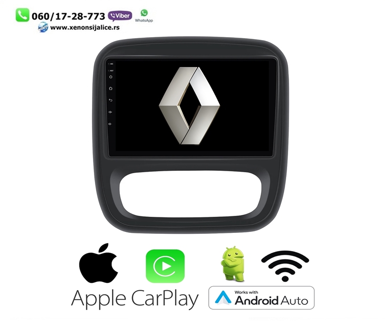 RENAULT TRAFIC MULTIMEDIJA ANDROID,CAR PLAY NAVIGACIJA TOUCH SCREEN 10 INCA