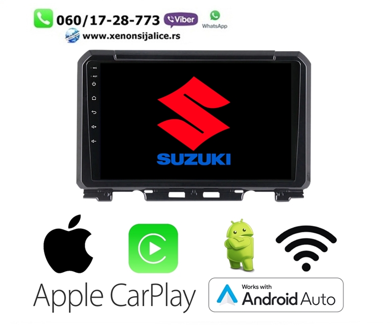 SUZUKI JIMNY MULTIMEDIJA ANDROID,CAR PLAY NAVIGACIJA TOUCH SCREEN 10 INCA