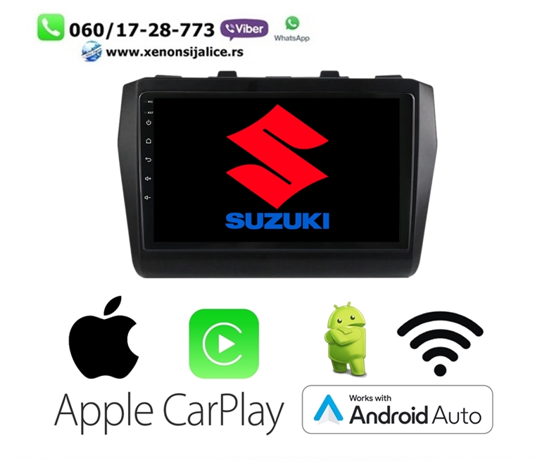 SUZUKI SWIFT NOVI TIP MULTIMEDIJA ANDROID,CAR PLAY NAVIGACIJA TOUCH SCREEN 10 INCA